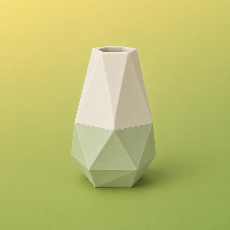 Vase géométrique imprimé en 3D