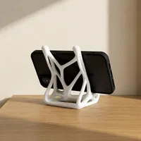 Support de Telephone Blanc - Repose Smartphone Bionique Squelettique - Impression 3D — objet imprimé en 3D par PureFlow