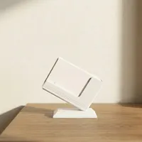Porte-Cartes de Visite Blanc Design - Présentoir de Bureau Minimaliste - Impression 3D France — objet imprimé en 3D par PureFlow
