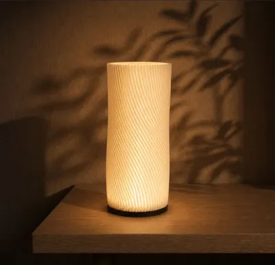 Lampe d'Ambiance Design Creme — objet imprimé en 3D par PureFlow