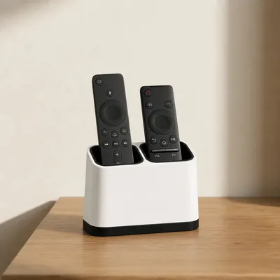 Support pour Telecommandes Noir et Blanc - Organiseur de Salon Bicolore - Impression 3D — objet imprimé en 3D par PureFlow
